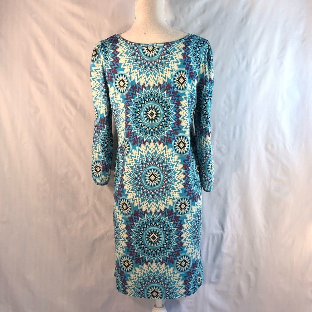Felicity & Coco Jersey Multi Color Shift Dress 3/… - image 7